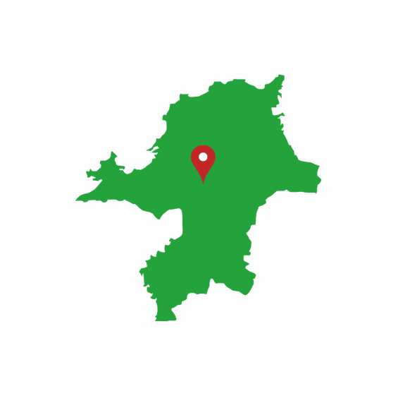 庭の便利屋GOHARAの所在地を示す地図